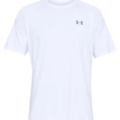  Tech 2.0 sportshirt heren white overcast grey*Under Armour Outlet