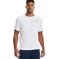 Tech 2.0 sportshirt heren white overcast grey*Under Armour Outlet