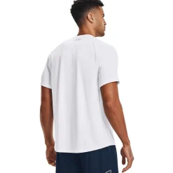  Tech 2.0 sportshirt heren white overcast grey*Under Armour Outlet