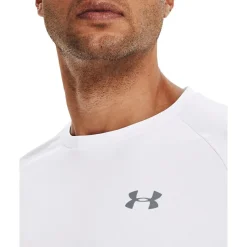  Tech 2.0 sportshirt heren white overcast grey*Under Armour Outlet