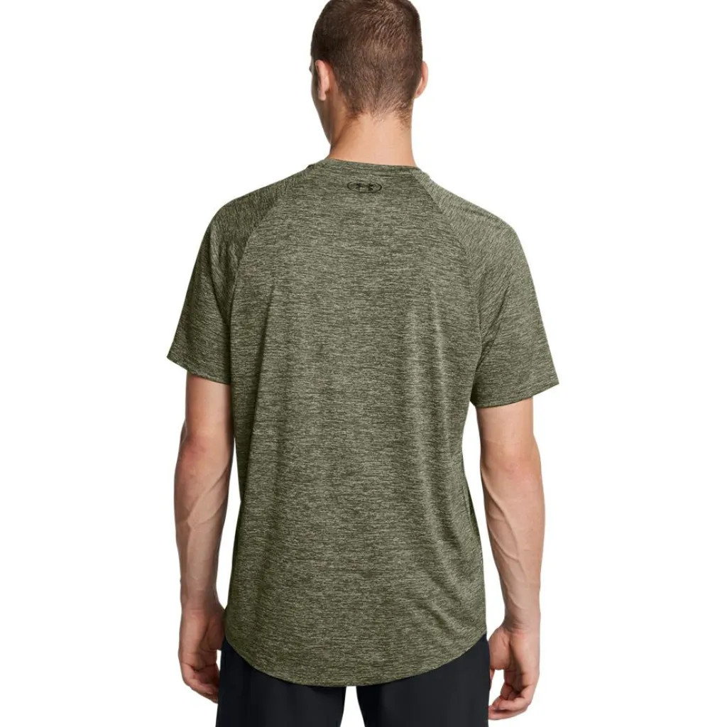 Tech 2.0 sportshirt heren marine od green black*Under Armour