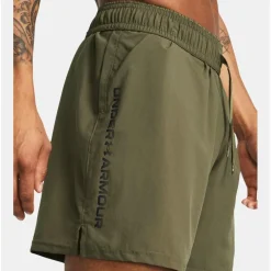  Tech Woven Wordmark short heren marine OD green black*Under Armour