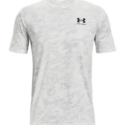 UA ABC Camo shirt heren white black*Under Armour Best