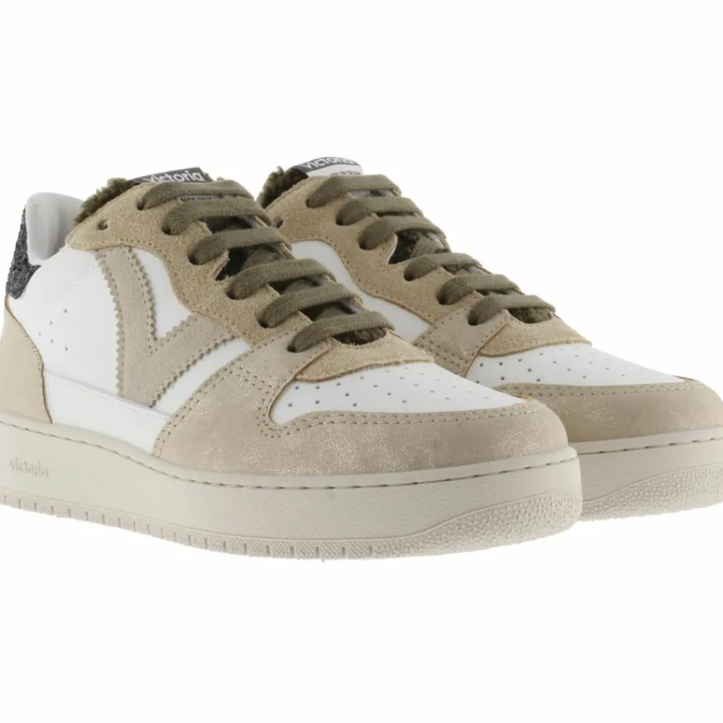 Madrid Metal schoenen dames platino*Victoria Hot