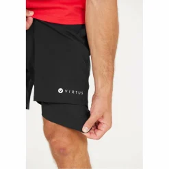 Zayne 2-in-1 short heren black*VIRTUS Online