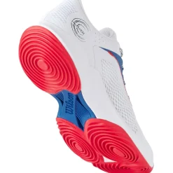 Hurakn 2.0 padelschoenen dames white deja vu blue red*Wilson Hot