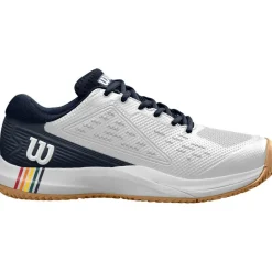 Rush Pro Ace Clay tennisschoenen heren white navy brown gum*Wilson Online