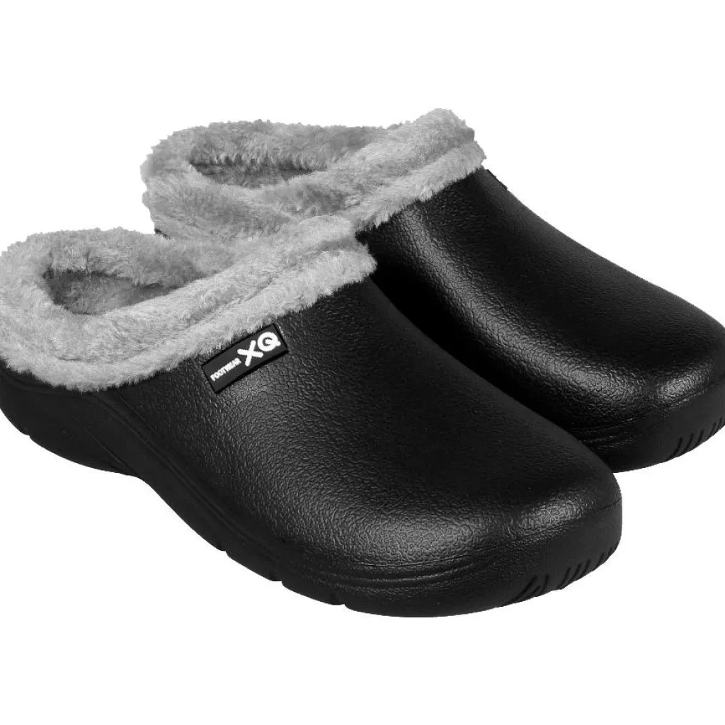 000121981002 klompen heren black*XQ Online