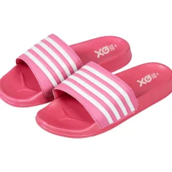 000125994005 slippers dames fuchsia white*XQ Hot