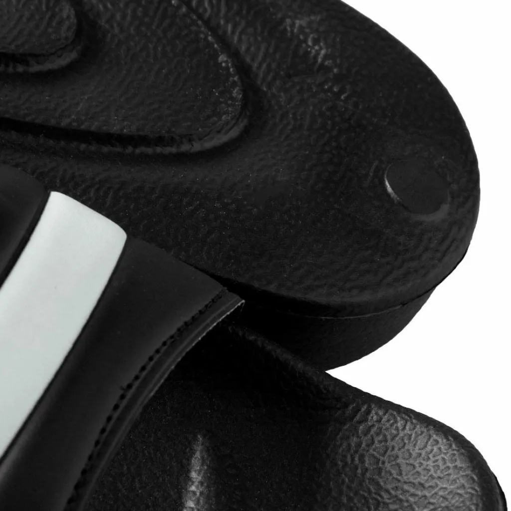 000121994002 slippers heren black white*XQ Discount