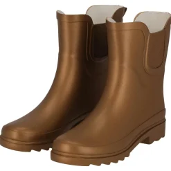 Chelsea regenlaarzen dames bronze metallic*XQ Sale