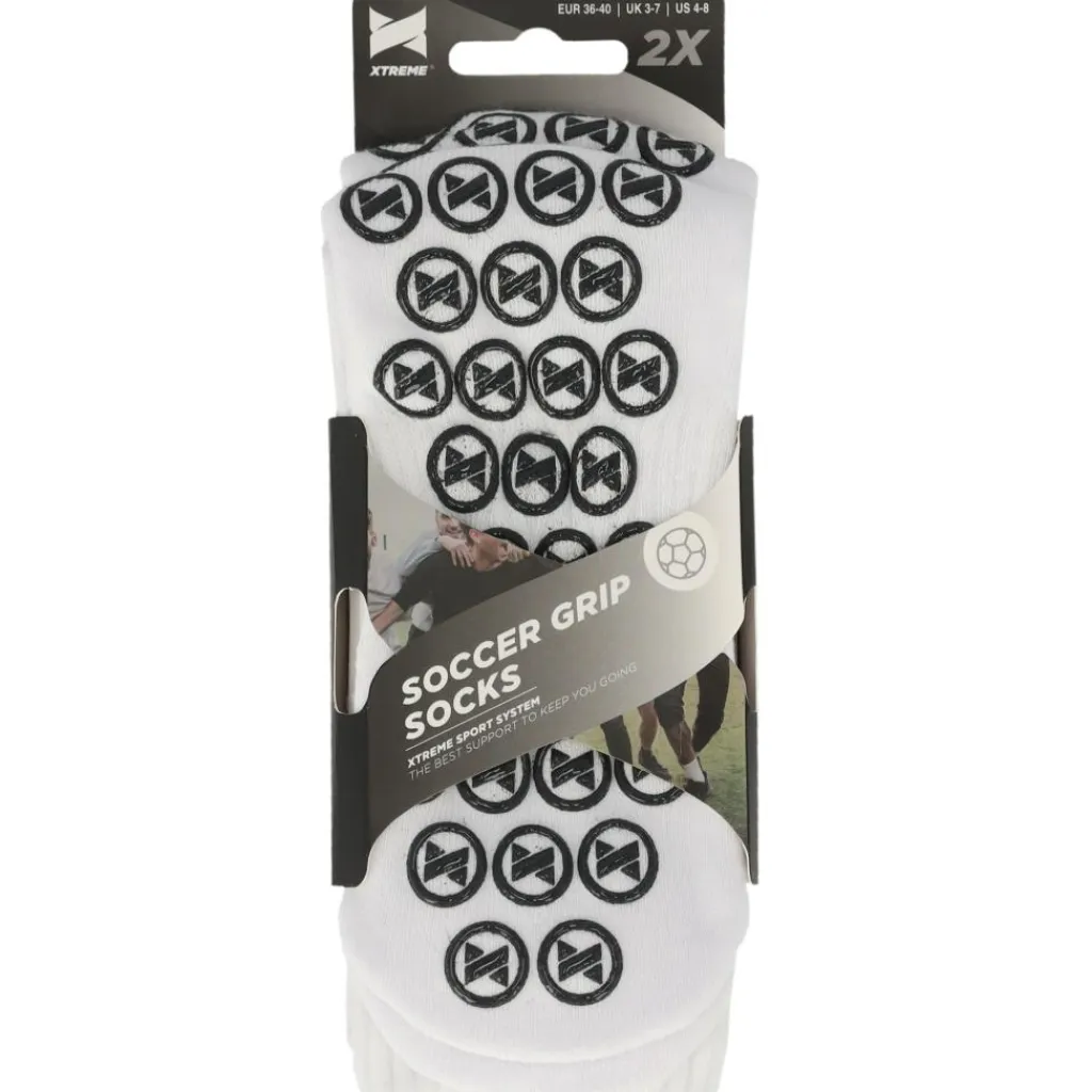 Grip voetbalsokken white 2-pack*Xtreme Sockswear Sale