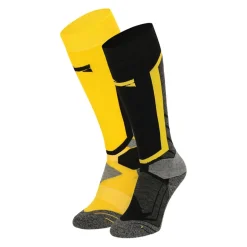  snowboardsokken heren multi yellow 2-pack*Xtreme Sockswear Discount